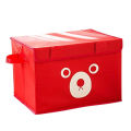 Panda Storage Bin for Toy Storage, Collapsible Chest Box Toys Organiser with Lid for Kids Playroom, Baby Clothing, Children Books, Stuffed Animal. 