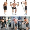 11 Pcs Resistance Bands Set, Exercise Bands with Door Anchor, Handles, Waterproof Carry Bag, Legs Ankle Straps for Resistance Training, Physical Therapy, Home Workouts. 