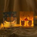 【BestGO】3D Pop Up Birthday Cards Light Music Happy Birthday Greeting Cards Postcards Envelopes Birthday Gift. 