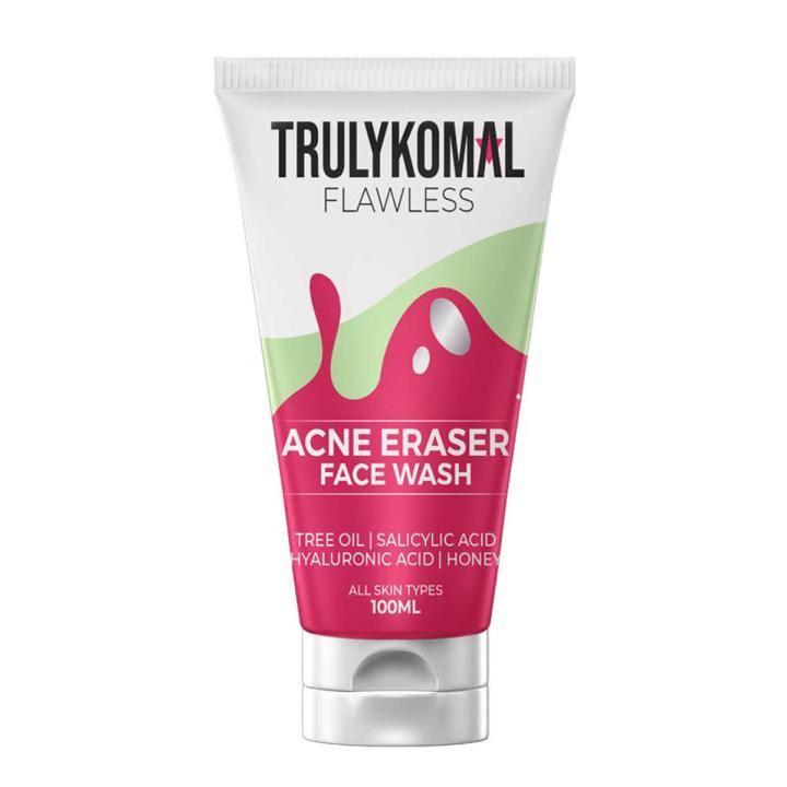 Trulykomal | Acne Eraser Facewash Prevents Acne Eruptions | Removes Excess Oil | Reduces Blackheads & Whiteheads- 100 ml