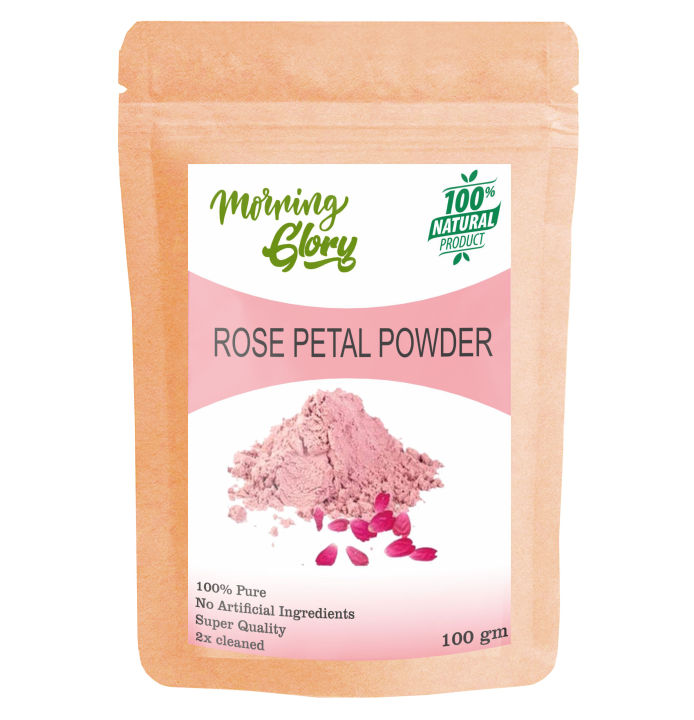 Organic Rose_Petal Powder 100gm | Daraz.pk