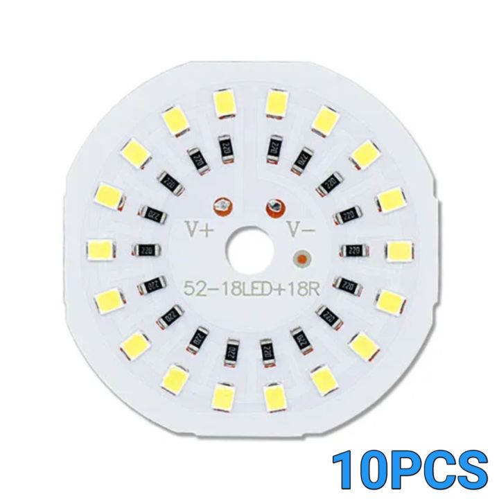 10PCS DC 12V 18W Led Lamp Panel Chip Bead LED Bulb Lamp Brightness Light