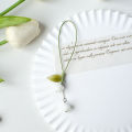 Creative Tulip Flower Leaves Mobile Phone Straps Bag Camera Charms Cute Keychain. 