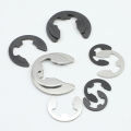JIIO 10-100pcs E Clips etaining ing Stainless Steel Carbon Steel 1.2mm-15mm E-Clips Washer Circlips for Car Engines. 