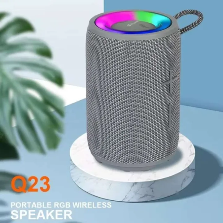 KISONLI Q23 12W BT SUPER BASS WIRELESS BLUETOOTH SPEAKER WITH RGB LIGHT ...