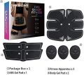 SHENGMI Muscle Stimulator,Ems Abs Trainer,Home Gym Belt,Abs Stimulator Workout Equipment For Men & Women. 