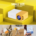 YG300/YG600/S1/T200 mini projector plug-in mobile phone projector portable home, dormitory, outdoor theater can be connected to computer U disk. 