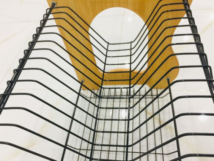 Generic%202%20Tier%20Dish%20Drainer%20With%20Wooden%20Sides-%20Brown%20-%20Image%205