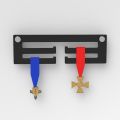 Sports Trophy Medal Display Stand Acrylic Medal Hanger Black. 