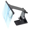 F12 ,12 Inch Phone Screen Magnifier Mobile Phone Screen Magnifier 12" Amplifier Folding Design HD Video Magnifying Glass Watch 3D Movies Smart Phone Bracket Holde. 