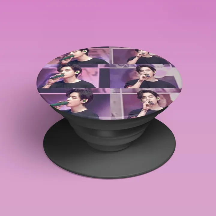 Mobile & Tablet Back Holder Pop Socket Bts kim taehyung | Bts V | bts merch Mobile pop socket for women