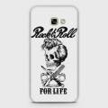 Samsung A5 2017 (A520) Cover - SkinLee HQ Hybrid Case (Soft) - Rock and Roll Skull - SKINLEE-372-1-129-36. 