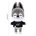 Cartoon Stray Kids Skzoo Plush Toys 21CM Peluche Stuffed Doll Bbokari Wolf Chan Leebit Dwaekki Jiniret Figure Fans Gift. 