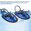 WHALE Swimming Diving Hand Fins Paddles Webbed Training Fin Scuba Equipment (Blue M) - intl. 