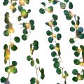 SKYUP Green leaf bail with led fairy led 15feet light switch operator. Artificial Leaves bail Fairy Lights wall Hanging for Decoration - LED Artificial Leaf Bail Lights For Room Decoration Party Decoration String Light. 