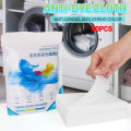 50/100Pcs Anti-cross-dyeing Laundry Tablet Washing Color Absorbing Paper Clothing Anti-staining Laundry Film Household. 