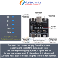 MECHANIC DT3 Cable Detection Board Data Line Test P C B Board MECHANIC DT3 USB Cable Tester For IOS-(lightning) Android-(Micro) Type-C Short Circuit On-Off Switching Test Board Tool. 