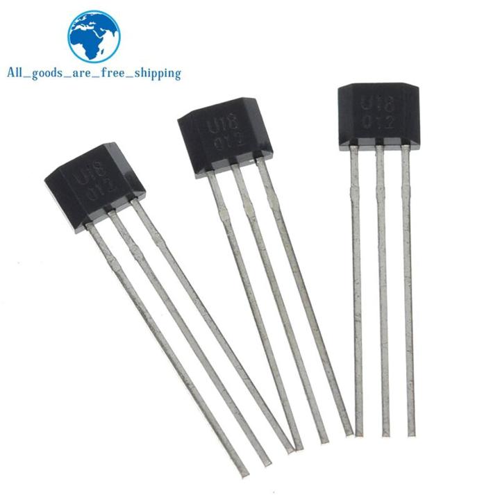 10pcs U18 US1881 TO-92 OH188 1881 U18 TO92 Hall Effect Sensor Magnetic Detector Hall Sensor Motor