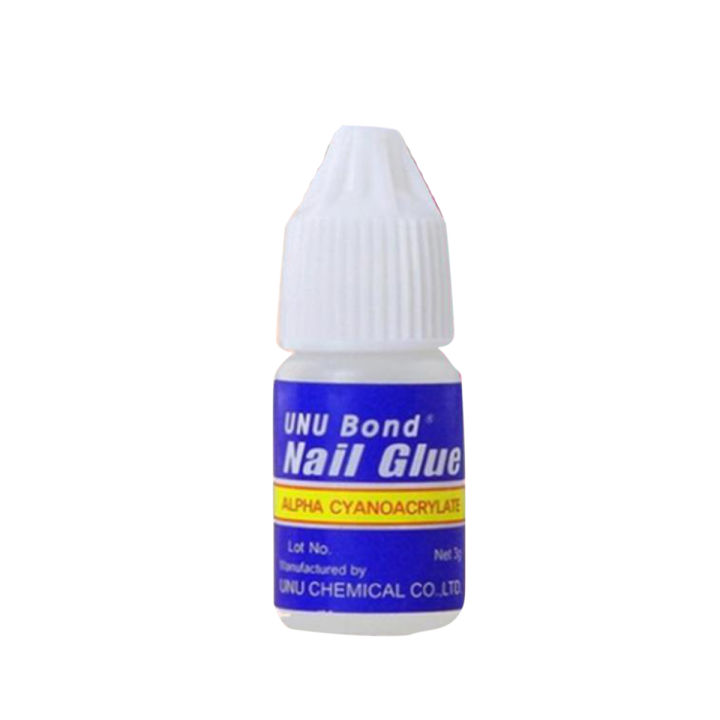 Natural Looking Artifical Nails Pack Of 50 With Nail Glue -Artificial Nail - Multicolour