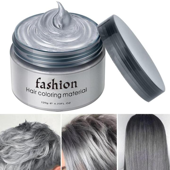 Gray Hair Wax Temporary Hair Pomades Fun And Effective Modeling Fashion DIY Hair Color For Men Womendaily Party Birthday Party