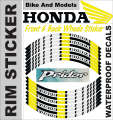 HONDA Pridor Rim Decoration Sticker. 