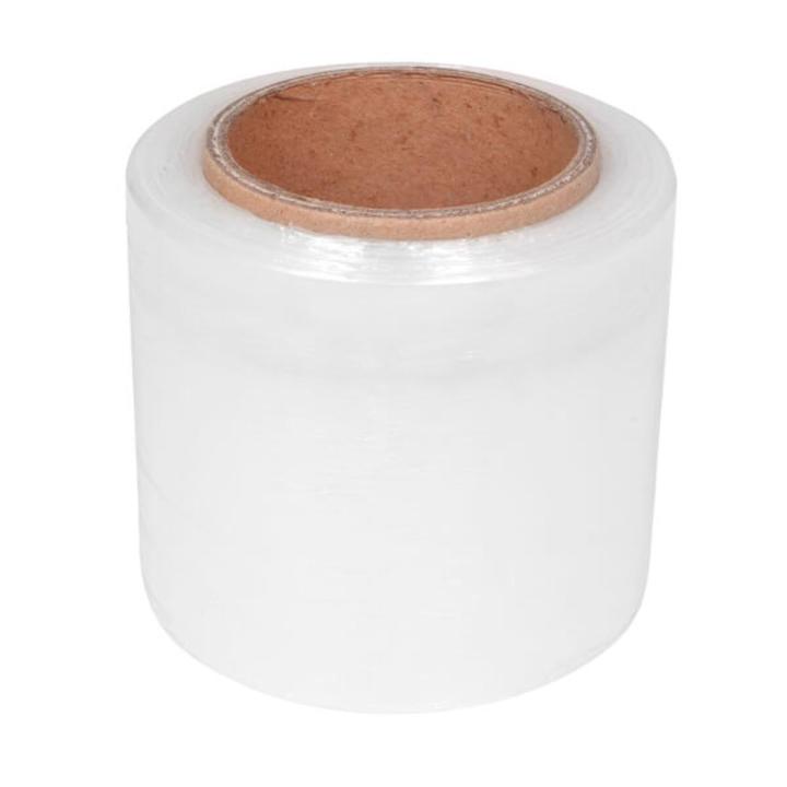 4 Inch Mini Stretch Film & Wrap Clear Durable Stretch Extra Thick Moving Packaging Heavy Duty Moving Supplies