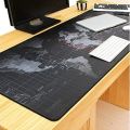 Rubik XXL Gaming Computer Mouse Pad World Map Design Super Large Rubber Extended Mousepad 40cmx90cm Black. 