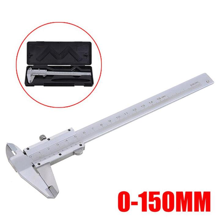 Manual Measuring Dimensions Tools Vernier Caliper High-carbon Steel Vernier Caliper Gauge Micrometer 0-150mm