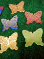 Pack of 30 butterflies :: multicolor for scrapbook, journaling, card making, Customized and handmade diecuts. 