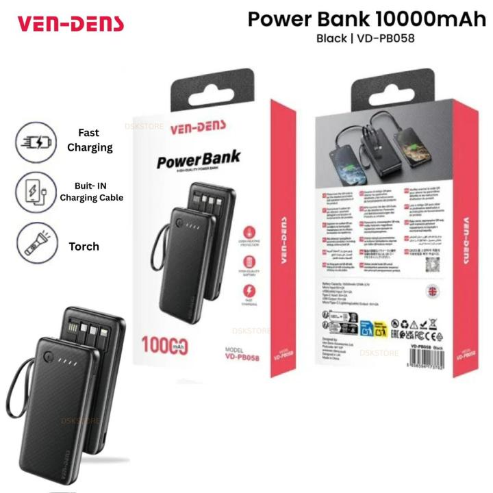 ⚡️ javascript string methods explained ⚡️ -... VEN-DENS PB058 High Quality Power Bank full fast charging 10000mAh full ...