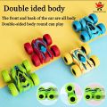 Push and Go Friction Powered 360 Rotating Double Sided Flip 4 Wheel Stunt Car | Friction Powered Car Toys | Double-Sided Stunt Car. 