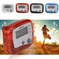 Monitor LCD waterproof pedometer walking exercise. 
