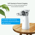 Nebulizer Machine Portable USB Support Mesh Soundless Nebulizer (Mini/Hand /Mesh Nebuliser) (For Kids & Adults) (Ultrasonic Mesh Atomizer) World Best Machine Inhaler Waterproof Asthma Inhalator acute symptomatic management of respiratory diseases. 