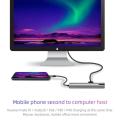 Type C Hub 8, 5, 3 Port Convertor Type C to 5 In 1 HUB (LAN + TYPE-C + HDMI + USB3.0*2) / Type C to 3 In 1 Convertor (Type C+Hdmi+Usb3.0 Compatible for MacBook Mac Pro Mini iMac Surface Pro XPS IdeaPad MateBook X Pro Notebook PC USB Flash Drives Mobile HD. 