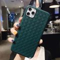 KOKKO Fashion Woven Pattern Phone Case Shockproof Breathable Compatible For Iphone 13/iphone 13 Pro Max/iphone 11pro/iphone11pro Max/iphone 12. 