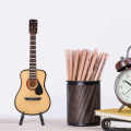 Mini Guitar Model Miniature Display Ornaments with Stand Decor Great Gift for Home Desk Office Table. 
