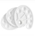 Art Plastic Paint Pallet medium - Color Pallet - 10 well for mixing Paint Color Mixing Tray Painting Tray Art Palettes. 