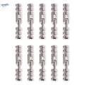 10x Copper Barrel Gift Wooden Box Cylindrial Hinge Hidden 25*5mm. 