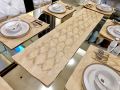 6 Person Dining Table Runner Set. 
