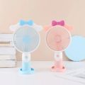 Kawaii Sanrio Handheld Mini Fan Cinnamoroll Accessories Cute Cartoon Anime Usb Charging Two-Speed Wind Power Toys for Girls Gift. 