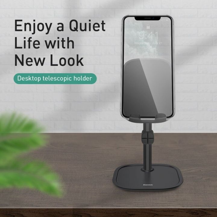 Baseus%20Phone%20Holder%20Stand%20For%20Table,%20Angle%20Adjustable%20Phone%20Holder%20Stand,%20Aluminum%20Stand%20Holder%20for%20Desk,%20Compatible%20with%20Mobile%20Phones%20&%20Tablets%20-%20Image%206