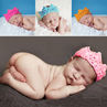 Cute Newborn Baby Girl Boy Crochet Crown Tiara Headband Knitted Headwear. 
