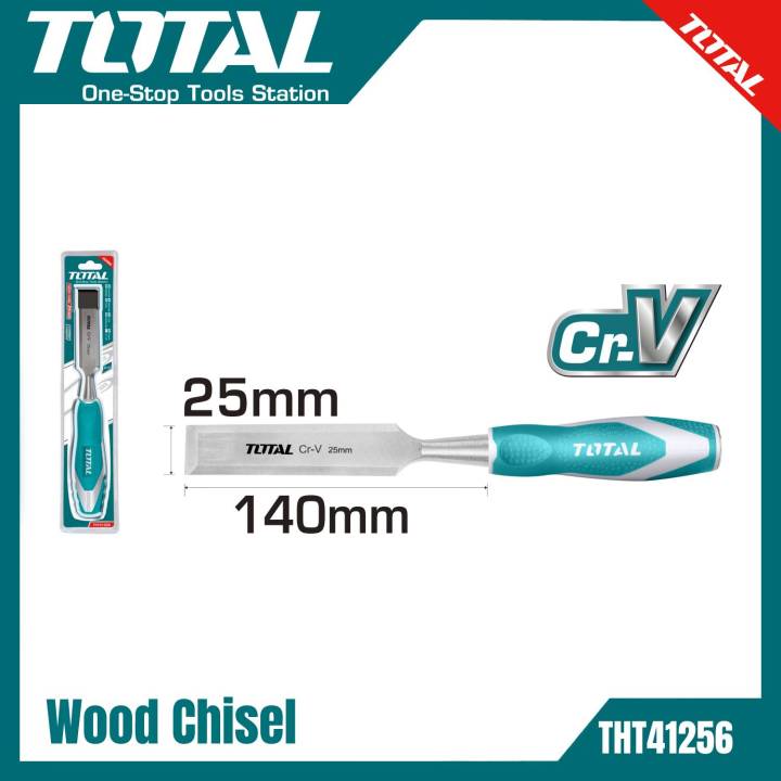 TOTAL%20Cr-V%2025mm%20Wood%20Chisel%20THT41256%20-%20Image%202
