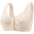 Front open button bra for women non paded. 