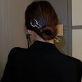 Vintage Crescent Moon Hair Sticks for Women Simple Chinese U-Shape Hairpins Headdress Fashion Hair Accessories. 