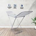 Wet Cloth Dryer Stand – Foldable, Rustproof Stainless Steel Drying Rack for Quick Air Drying of Laundry. 