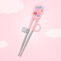 Stainless Steel Training Chopsticks Cute Cartoon Training Helper Chopsticks For Kids Toddler Easy To Use. 
