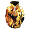 Yfashion Men Naruto Printing Hoodie Anime Character 3d Digital Printing Long Sleeves Sweatshirt. 