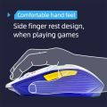 GX6 2.4ghz Rechargeable Wireless Gaming Mouse RGB Light Silent Click 6 Keys 3200 DPI Gaming Mouse PC Laptop Mice, Type-C Charging Cable, Long Lasting Battery Timing.. 