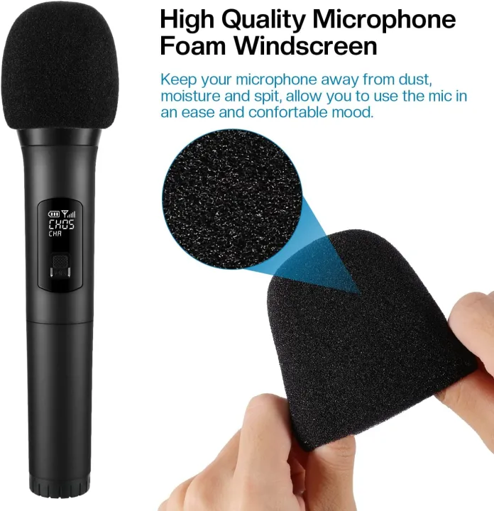 Wireless%20Handheld%20Microphone%20Dual%20Professional%20Cordless%20Dynamic%20Microphone%20System%20for%20Amplifier,%20PA%20System,%20Karaoke,%20Meeting,%20Party,%20-%20Image%205